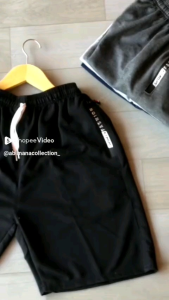 celana pendek sport premium resleting zipper pria