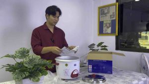 หม้อหุงข้าวความจุ 3.0 ลิตร รุ่น AP-1830 MITSUMARU สินค้ารับประกัน 3 ปี แท้พร้อมรับประกัน