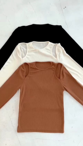 AMstore999 - Honey Top: Atasan Long Sleeve & Atasan Basic Knit