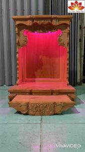 Bàn thờ thần tài ông địa 60 x 81cm - Gỗ Gõ Đỏ mẫu hiện đại Thiết Kế Bàn Thờ Đẹp Cho Không Gian Sống Bàn Thờ 2 Năm Bảo Hành Tại Tuthothantai.Vn - Lazada