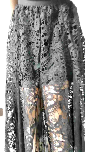 9980 Gessica Lace Patwork Skirt Rok Korean Style Party Wear