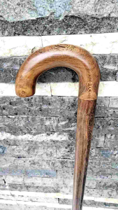 Tongkat Jalan Kayu Kelor Jawa Model Payung Premium D93