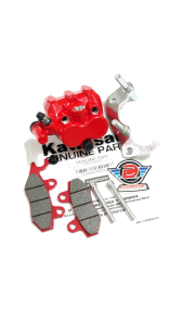 KALIPER CAKRAM KEPALA BABI DEPAN KLX150 KLX BF KLX DTRACKER (RED)