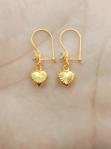 ANTING KAIT DEWASA LOVE ROSEGOLD PERAK 925 ASLI LAPIS EMAS