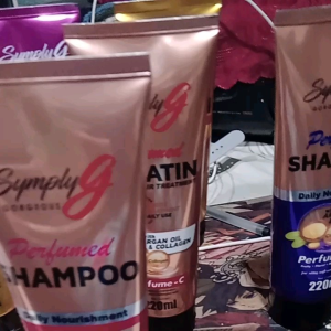 SYMPLY G PERFUMED KERATIN EXTREME HAIR TREATMENT WITH ARGAN OIL AND COLLAGEN
