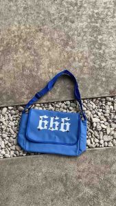 Tas selempang pria tas selempang 666Clinks blue free sticker
