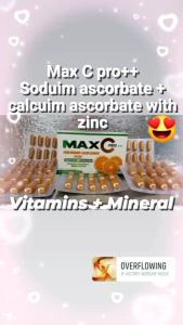 Buy 3 Boxes of Max-C Pro++ Vitamins & Get 1 Free Menthol Rub