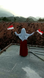 BENDERA MERAH PUTIH TANGAN
