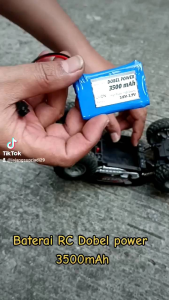 Termurah! Baterai RC dobel power 3.6~3.7volt 3500mAh awet tahan lama mantap!..\n \n Apa Itu Baterai RC?
