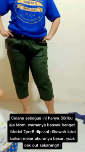 Celana Harem 7/8 Jumbo Bawah Lutut 4XL - 5XL - 6XL