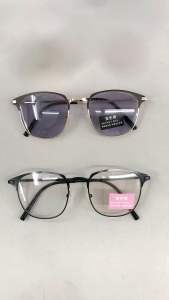 Stevensunnies photochromic Anti-radiation Eyeglasses Square Metal Frame Men Women Replaceable Lens Computer
