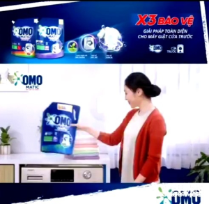 Nước giặt Omo Matic cửa trước và cửa trên 36kg