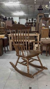 เก้าอี้โยก 92x65x114 มม. ไม้สัก ผู้ใหญ่นั่งได้