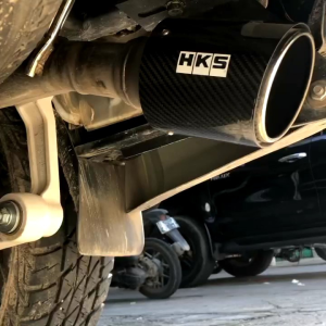 Tailpipe / Buntut knalpot carbon kevlar glossy model hks