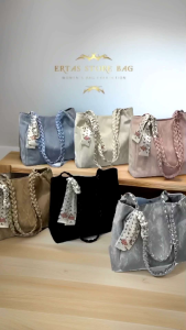 TOTEBAG BALLYA/TAS BAHU WANITA/cocok untuk anak kuliahan dan nongkrong/bahan import halus dan lembut ditangan/bonus syall random