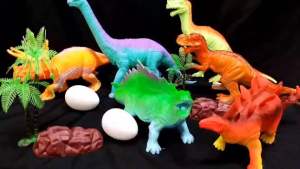 No.6950A(pteranodon) ไดโนเสาร์ สีสด บีบได้มีเสียง หลากหลายสายพันธุ์ พร้อมอุปกรณ์ lu/jo 8