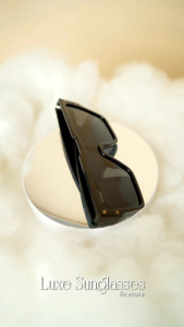 LUXE SUNGLASSES - KACAMATA FASHION HITAM EXCLUSIVE ELLEGANT BY AR RAFI - INAYAHHIJAB