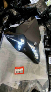 Panel Tameng Dasi Tebeng Bawah Plat Nomer Vario techno 125 Old Hitam + Cover Tameng Depan Hitam Honda Vario Techno 125 FI CBS ISS