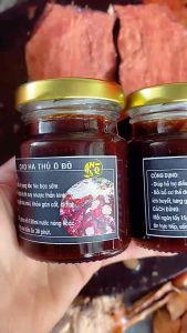 (SALE KHỦNG 30%-60%) Cao Hà Thủ Ô đỏ núi đá Mật Ong Rừng Cao Cấp  Hà Thủ Ô Giảm Rụng Bạc Tóc làm đen râu tócbảo vệ gantăng cường sức khoẻ nam giới-Qùa Tây Bắc 27