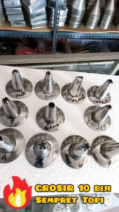 PROMO ISI 10 BIJI CETAKAN SEMPRET MOTIF TOPI KUE KERING