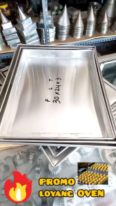 PROMO HARGA 1 SET ISI 3 BIJI - LOYANG OVEN TEBAL KUE KERING NASTAR BAHAN ALUMUNIUM