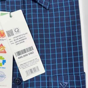 Áo sơ mi viettien ngắn tay lai ngang (1P2097)