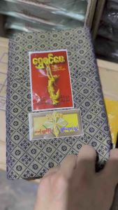 โสร่งพม่า ผ้าทอเนื้อผ้าดี เย็บแล้วนุ่งได้เลยค่ะ