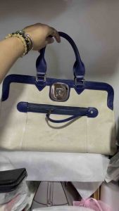 Preloved Authentic LChamp Gatsby Blanc Handbag