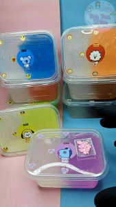 Clear Slime BT 250 Ml / Free  Fimo Slice / Free Slime Activator / Slime Lembut