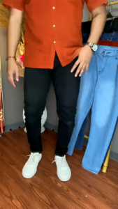 Paket hemat 3 celana - Celana Jeans Pria Hitam Biru Muda Biru Tua Dewasa Celana Pria Slimfit Pensil Skinny