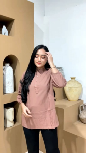 KEMEJA WANITA ALENA SHIRT CASUAL KOREAN STYLE