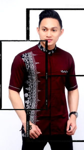 baju koko pria baju koko muslim baju koko kombinasi lengan pendek