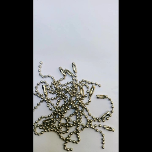 RANTAI BIJI LADA MERICA ECERAN 12 PCS NICKEL
