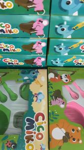 (COD) FEEDING SET CICO MIKO/TEMPAT MAKAN BAYI/PERALATAN MAKAN BAYI/WADAH MAKAN BAYI HAMPERS KADO
