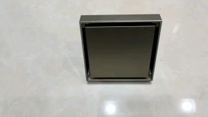 Ga thoát sàn Phễu thủ sàn mặt cắt gạch cắt đá. Inox 304 cao cấp . KT 10x 10 cm. Đuôi thoát ống 6090.
