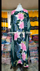 KAFTAN DRESS FREESIZE SPONGMAI SILK SUMMER OUTFIT FOR COVER UP