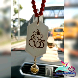 Car Hanging Amulet Hand made Unique Lord Ganesha / Shiva Lingam / Perumal / Aum /Lord Shiva / Durgai / Murugan / Hanuman /  Kaali / car pedant / car ornament / mirror ornament / Accessories for gifts car / auto decoration / jane handmade / jane hand made