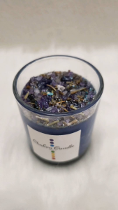 【Third Eye Chakra Candle · Handmade by Shop Owner】Intuitive Insight Spiritual Awakening Meditation Candle. Opens intuition and insight enhances focus and spiritual awakening strengthens inner wisdom. Intuition Insight Spi