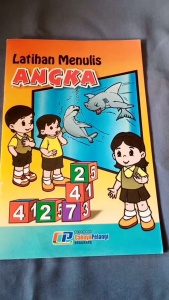 Buku latihan menulis Angka anak TK dan PAUD