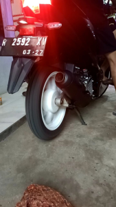 Knlpot & Dop 4.5 Inc & 11 Cm Shijiro Untuk Vario