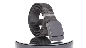 Ikat Pinggang Pria Canvas Kain Nylon Men Anti Metal Detector FASH304