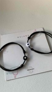 Gelang Couple Tali Pasangan Bentuk Star Bintang Bahan Nylon Kuat Tahan Air Lembut Nyaman