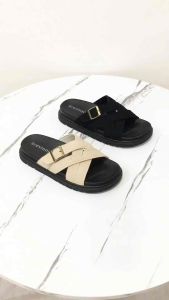 BREVINNI Virginia Sandal Flat || Sendal Flat Wanita || sandal wanita || sendal teplek wanita || sandal selop || sandal ic || sendal wanita terbaru ||premium wanita || sandal wanita kekinian || sandal aesthet