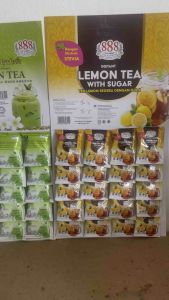 888 Instant Mix Powder Drink – Thai Green Tea Chocolate Hazelnut Lemon Tea Thai Milk Tea in sachet