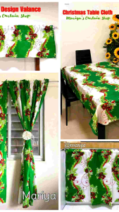 Christmas Ringless Suksukan Curtain Available All Colors