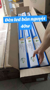 Đèn led bán nguyệt 40W dài 1m2 ánh sáng trắng