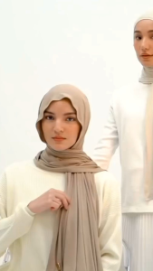 PASHMINA KAOS RAYON PREMIUM / HIJAB INSTAN / KERUDUNG VIRAL