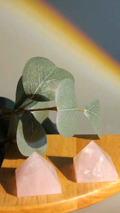 โรส ควอตซ์ พีระมิด🌸 Rose Quartz Pyramid