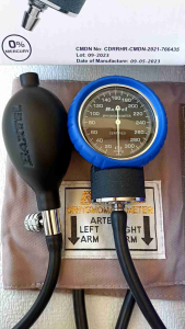 Baxtel APG BLUE Ring Aneroid Sphygmomanometer BP/TEAL DELUXE Stethoscope