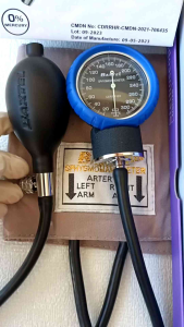 Baxtel APG BLUE Ring Aneroid Sphygmomanometer BP/RED DELUXE Stethoscope